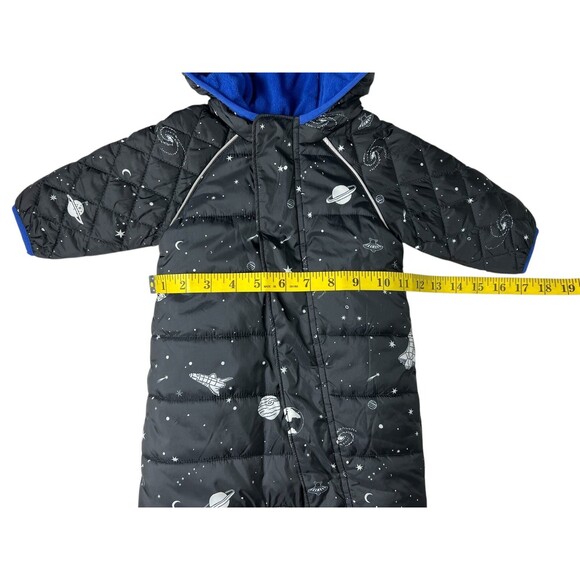 Hanna Andersson Black and Blue Kids Puffer Jacket - Picture 5 of 9